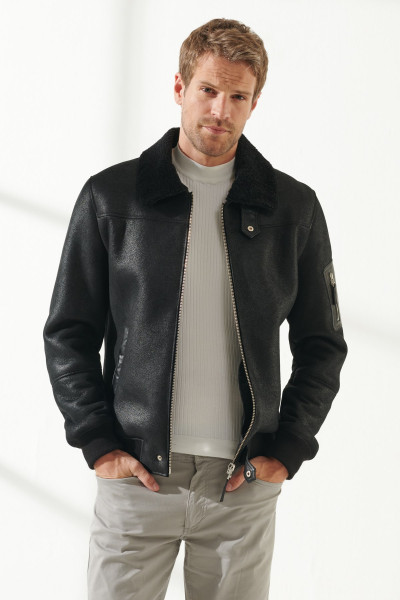 Edgar, Lammfelljacke Herren