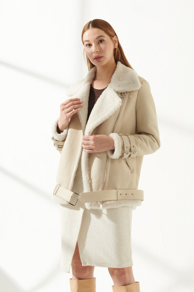 Jeannette, Lammfelljacke Damen
